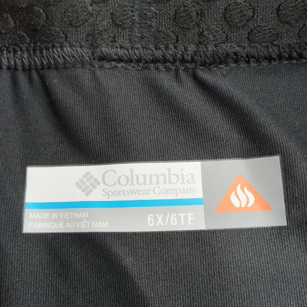 Columbia Underwear Mens 6XL Black Omni-Heat Thermal Stretch Long Johns Tight New